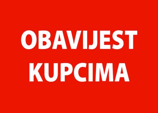 OBAVIJEST O POVLAČENJU PROIZVODA