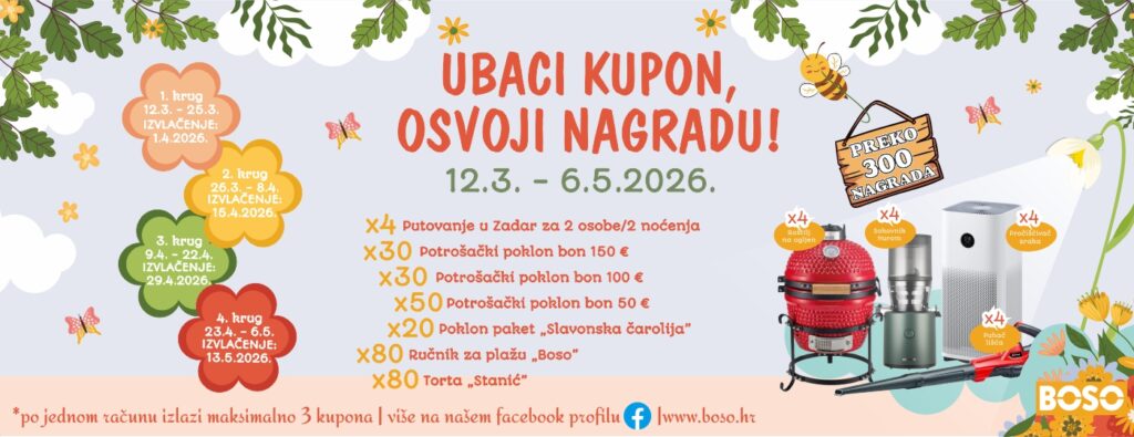 UBACI KUPON – OSVOJI NAGRADU! – 2. KRUG