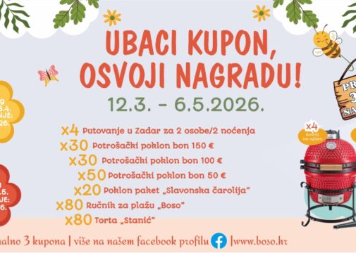 Ubaci kupon – osvoji nagradu!