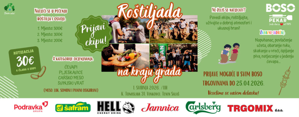 ROŠTILJADA NA KRAJU GRADA