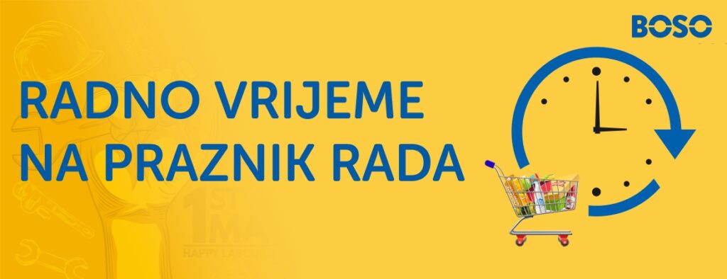 RADNO VRIJEME 1. SVIBNJA 2026.