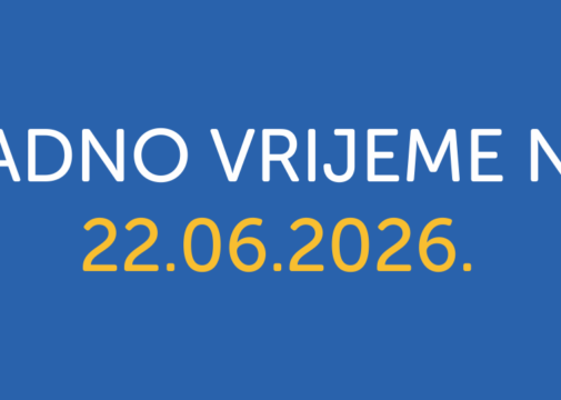 RADNO VRIJEME NA 22.6.