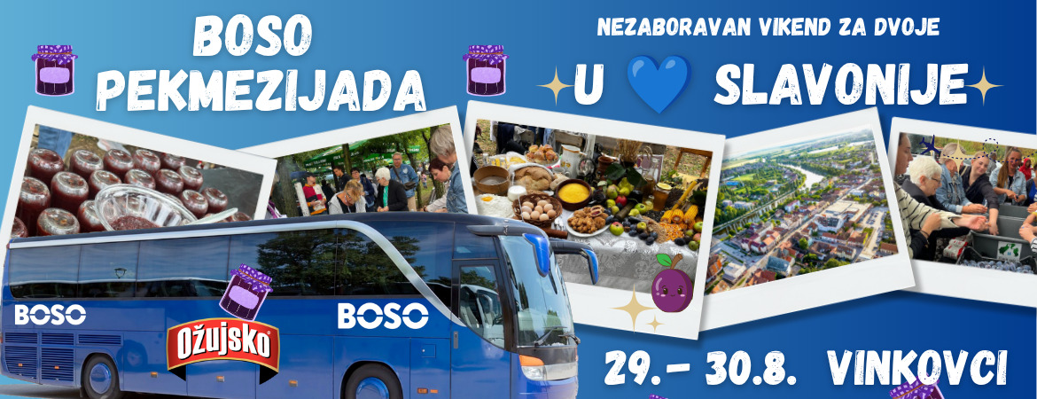 NAGRADNI NATJEČAJ – Na ljetni bijeg iz grada zove te BOSO pekmezijada!