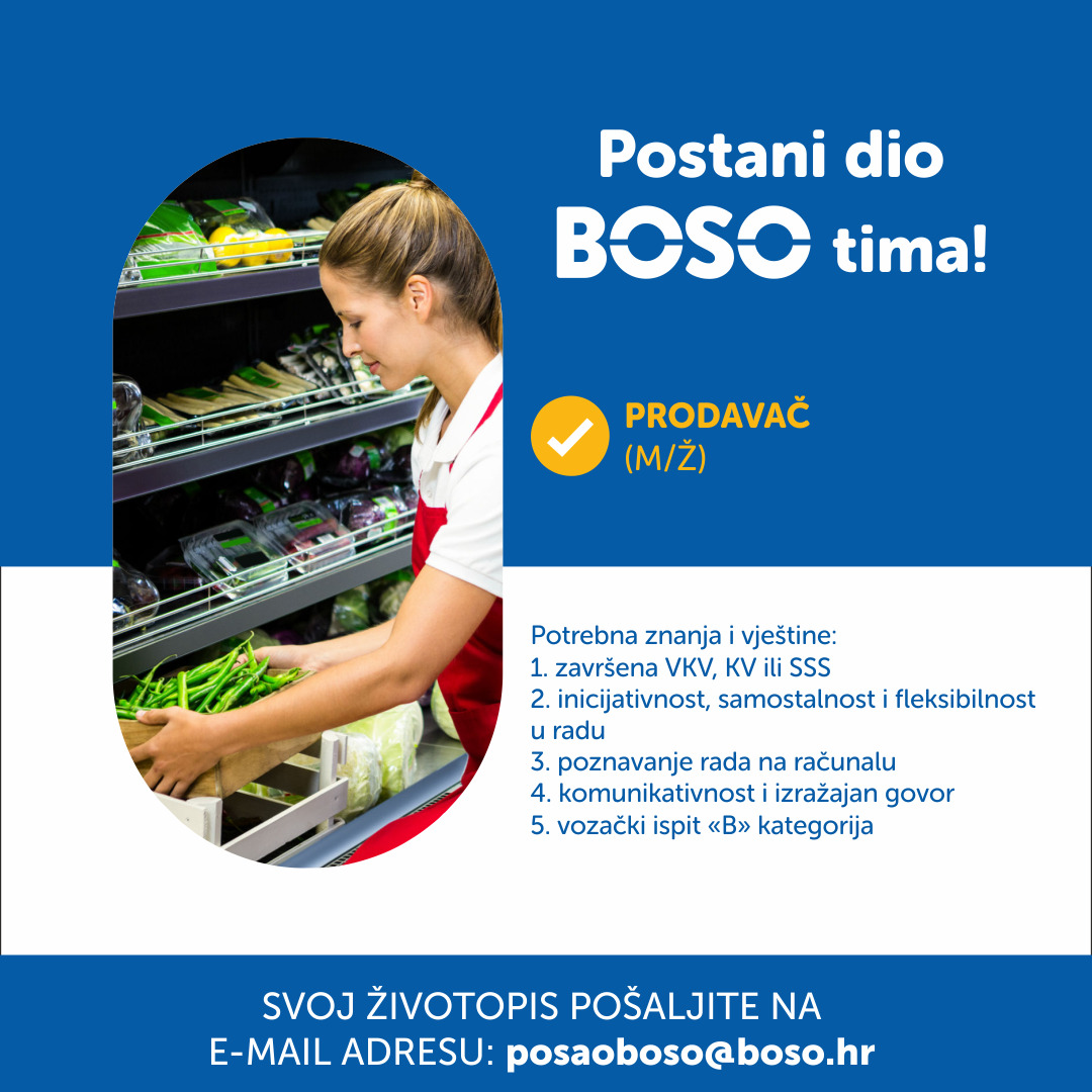 Prodavač (m/ž)